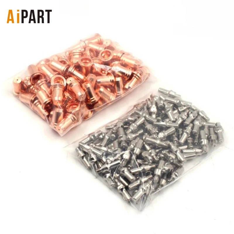 

(ПК/100~200 шт.) IPT-60 PT-60 PTM60 PTM-60 IPT-40 PT60 Плазменный резак 52582, электрод 51313, сопло 1,1 мм/1,0 мм 40A-60A