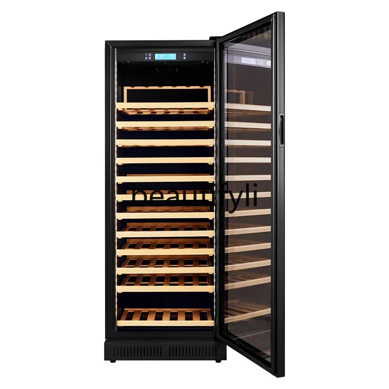 Wine Single Door Tea Refrigerated Display Red Wine Cabinet Refrigerator Commercial Air Cooling Frost Free