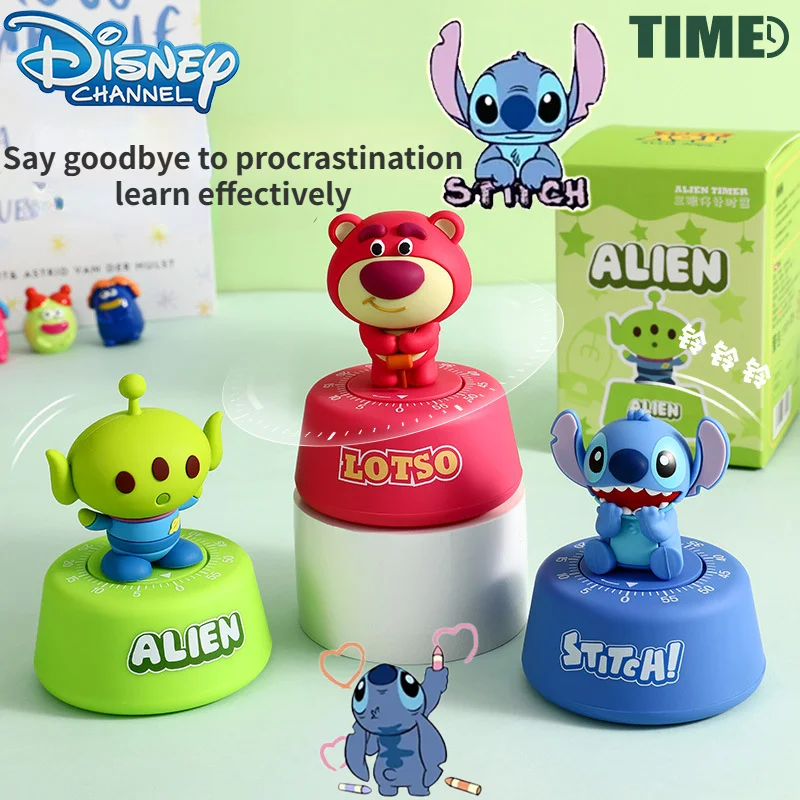 

Disney Stitch Timer Kid's Self-discipline Learning Time Management Ornament Learning Reminder School Supplies Kitchen Timer