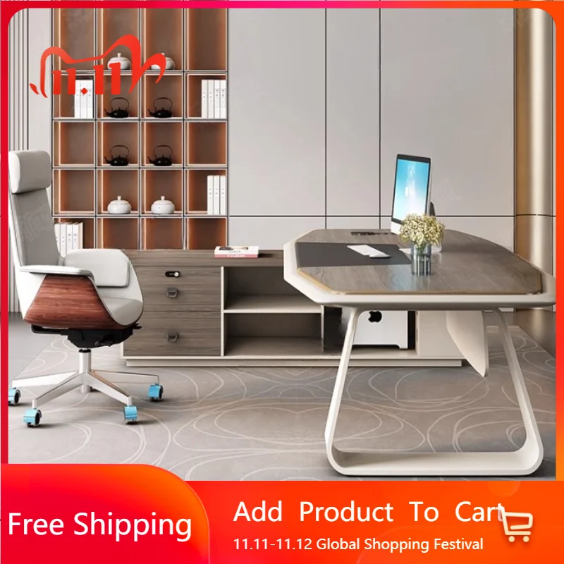 

Modern Office Computer Table Base Storage Writing Executive Computer Desks Nordic Tavolino Unique Furniture Backyard Furniture