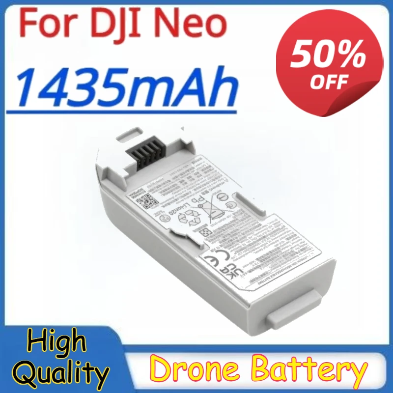 بطارية توصيل خارجي لبطارية الطيران الذكية DJI Neo بقدرة 1435 مللي أمبير في الساعة ملحقات طائرات بدون طيار بطارية عالية الجودة طويلة العمر #1