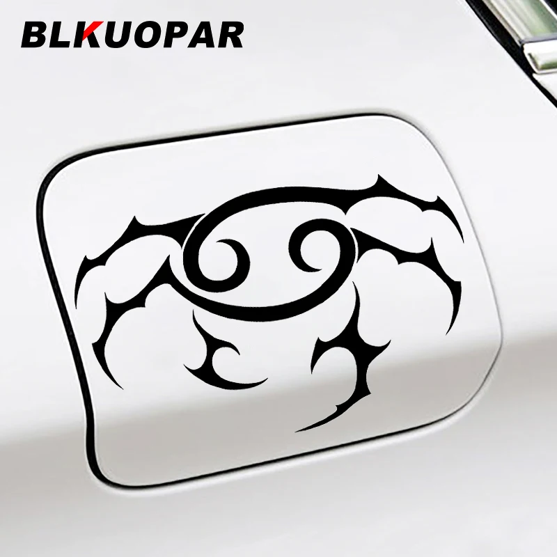 BLKUOPAR for Cancer Zodiac Tattoo Car Stickers Fashionable Decals Vinyl Car Wrap Motorcycle Helmet Snowboard Scratch-Proof