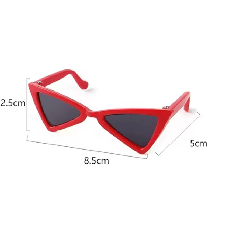 ل غازي جي sziga النظارات الشمسية 8.5 سنتيمتر عمل الشكل غازي جي sziga نظارات ثلاثة أرجل القط نظارات النظارات الشمسية نظارات دمية القطن