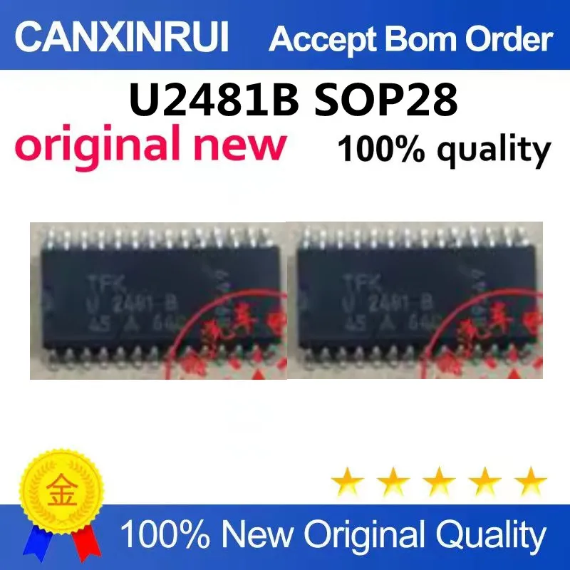(5-100piezas)U2481B SOP28 Automobile Computer Board Common Fragile Chip In Stock Can Bely Purchased