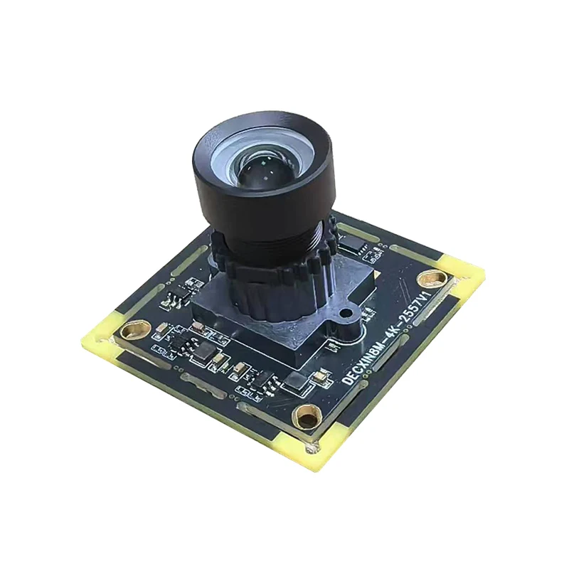 USB industrial camera 8MP 4K HD module 1/1.8 AR0822 wide-angle lossless machine vision supports external triggering.