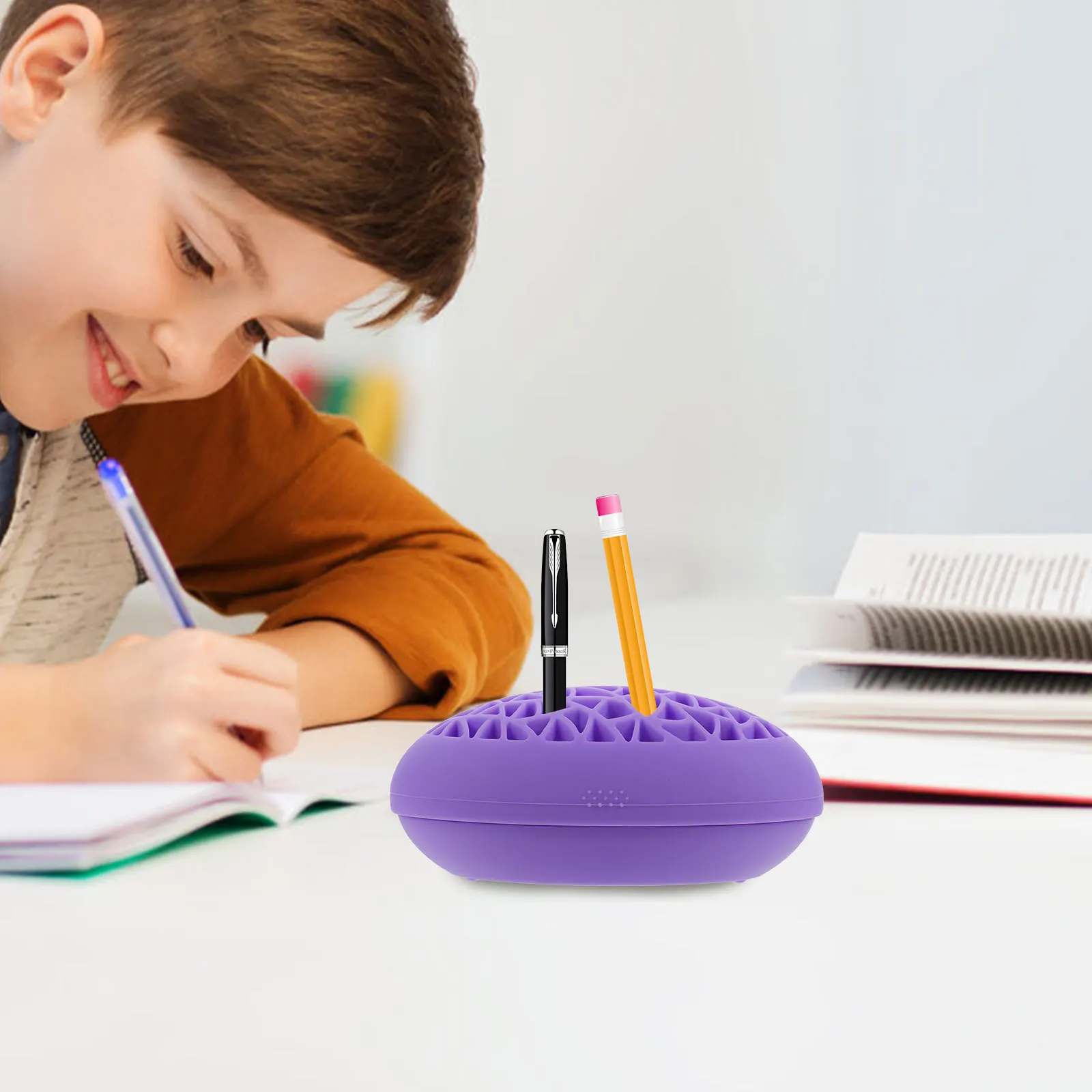 Support de brosse de maquillage en Silicone, organisateur polyvalent pour crayon à sourcils, pinceaux de visage, support de rangement d'outils