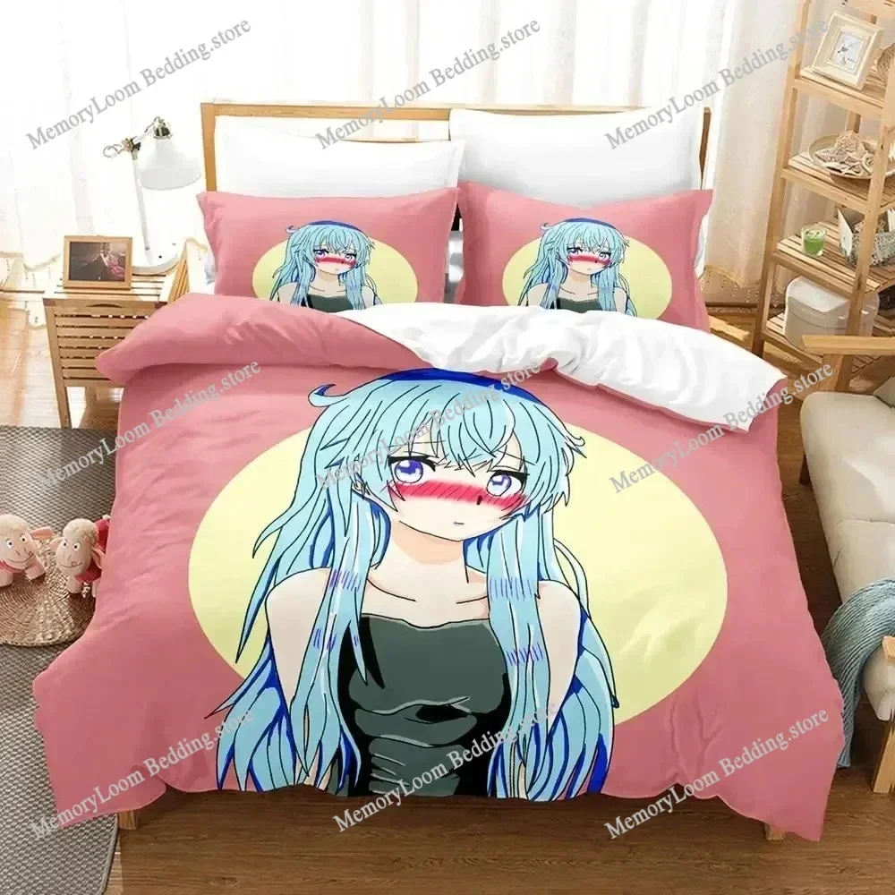 

3D Print Girls Anime SHY Bedding Set Boys Girls Twin Queen King Size Duvet Cover Pillowcase Bed boys Adult Home Textileextile