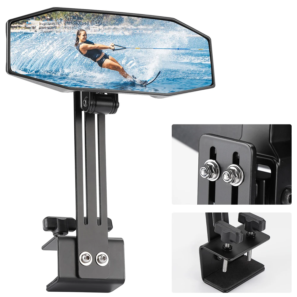 Universal Boat Rear View Mirror Marine Accessories for Jet Ski for Yacht Personal Watercraft PWC Surfing