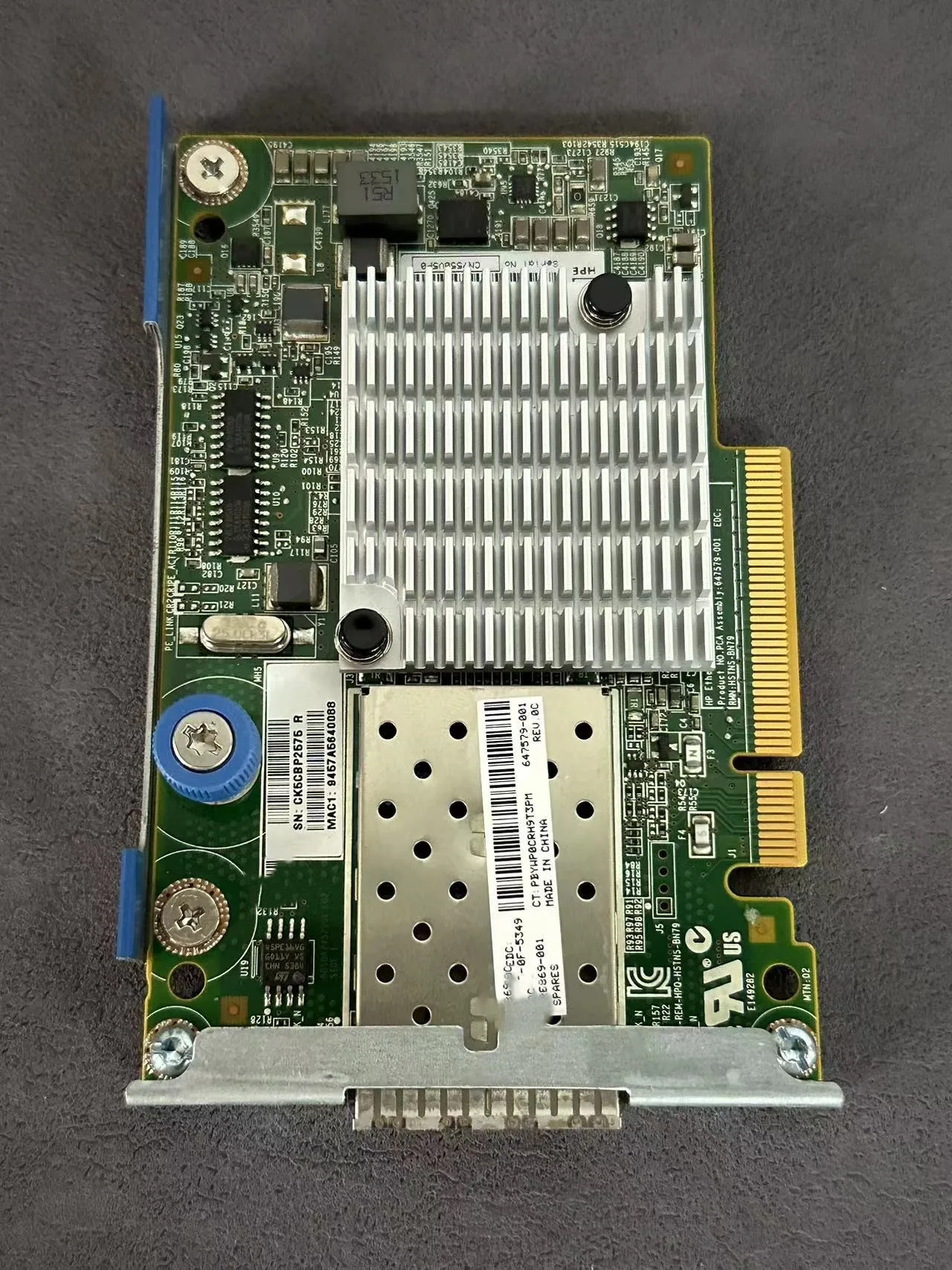 

530FLR 649869-001 647579-001 Dual-port ten Gigabit network adapter