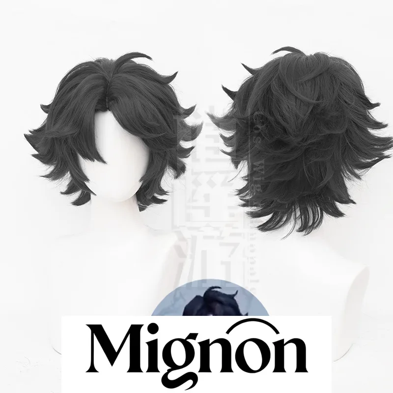 Identity V Prospector Fool's Gold Cosplay Wig Simulation Scalp Top Halloween Gift