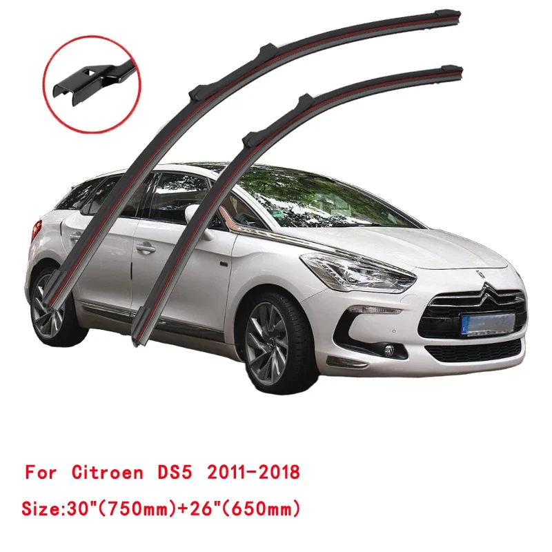 Car Front Wiper Blade for Citroen DS4 DS5 NX 2010 2011 2012 2013 2014 2015 2016 2017 2018 Windscreen Windshield Accessories Auto 2