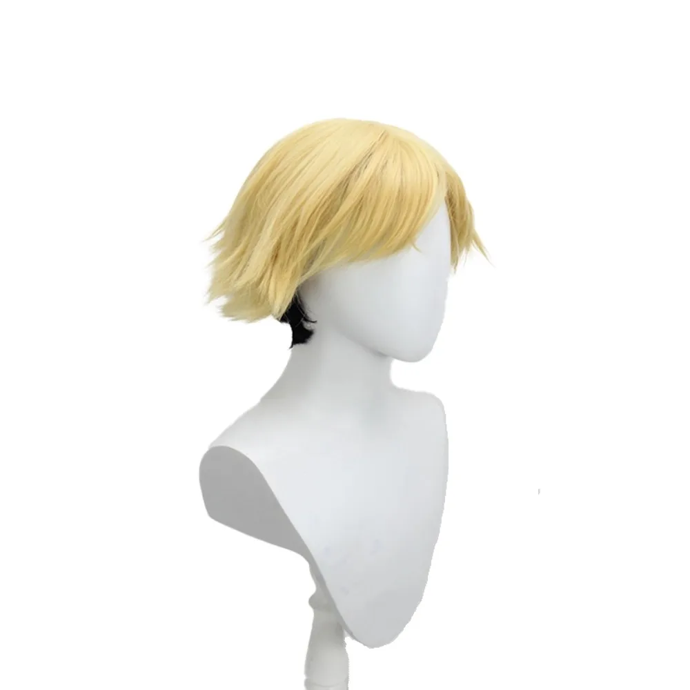 Frieren Beyond Journey's End Lante Peluca de cosplay degradado amarillo Anime Magic Usuar Hair para disfraz