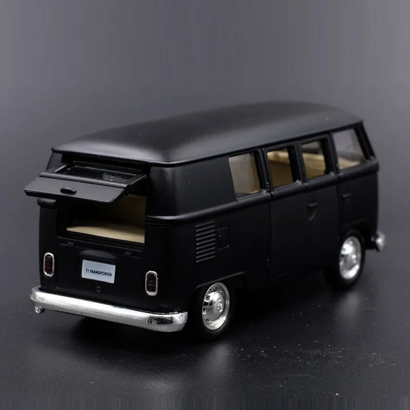 MaKeda1:36 Volkswagen VW T1 Bus Alloy Diecasts Toy Car Models Metal Vehicles Classical Buses Pull Back Collectable Toys For kid