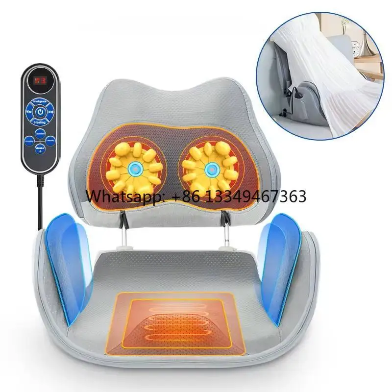 

Массажная подушка с контролем времени, сжатие воздуха, портативная подушка для бедер и талии, автомобильный массажер, вибрационная массажная подушка