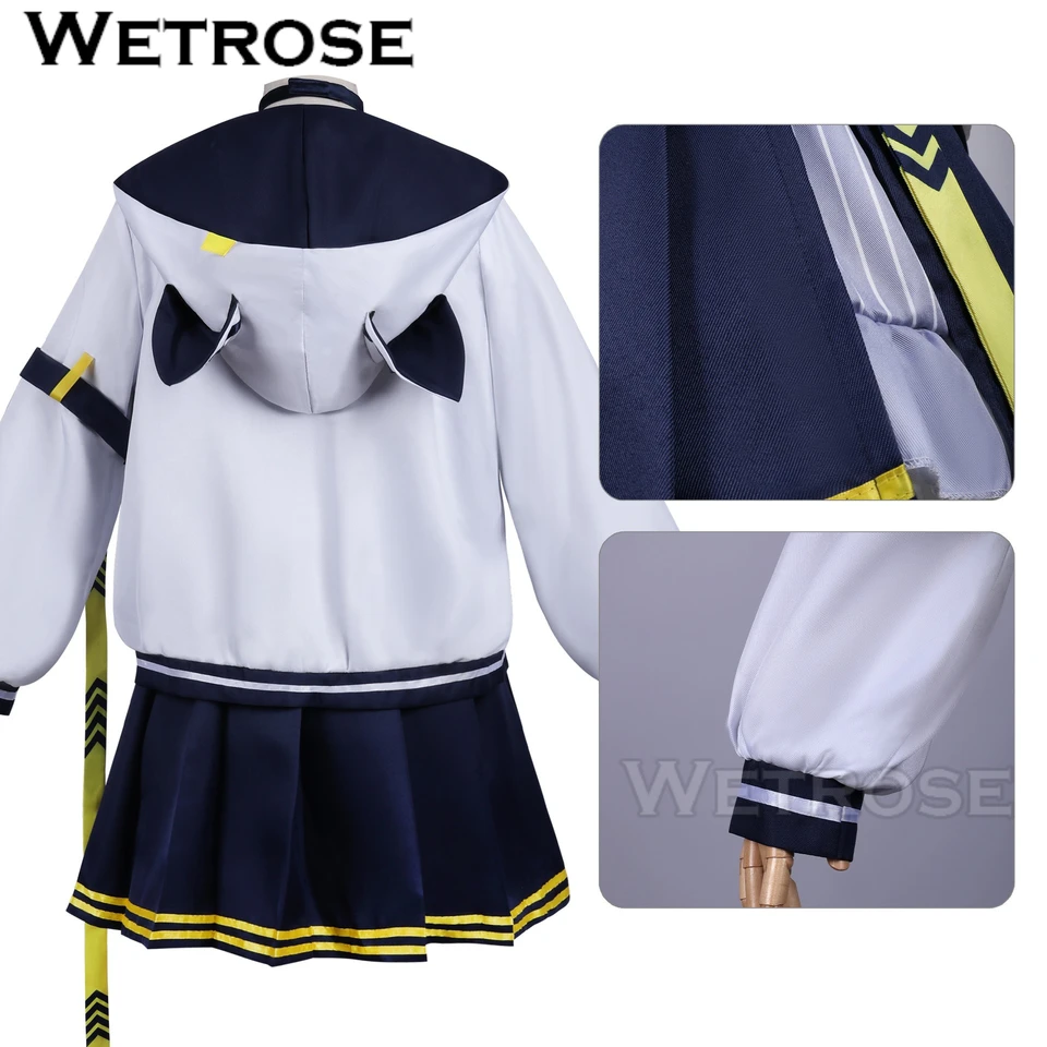 Wetrose Hololive Suisei Sailor Suit Cosplay Costume Set