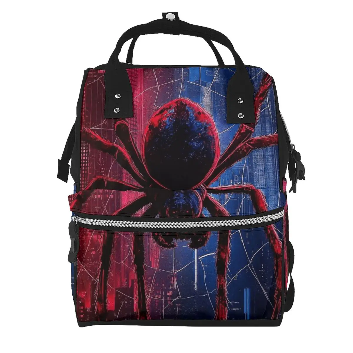 Spider And Web Student Backpack School Bag Hiking Travel Daypack for Men Women Bookbag Shoulder Bags