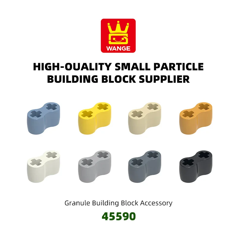 WANGE 169 sztuk/partia 45590 Krzyż 2x miękki żelowy blok Moc Kolorowe akcesoria kompatybilne z klockami DIY Zabawka dla dzieci Zestaw do składania w pudełku prezentowym