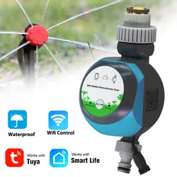 WIFI Garden Water Timer Waterproof Automatic Irrigation Sprinkler Mobile Phone Smartlife Tuya APP Smart Remote Easy Installation