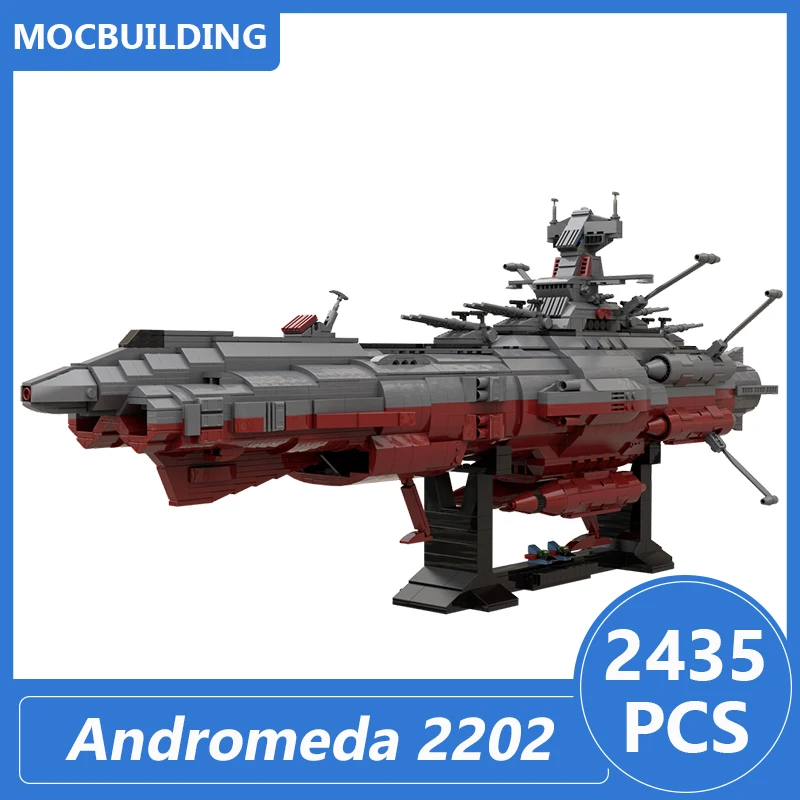 Space Battleship Andromeda 2202 ZZZ-0001 Yamanami Special Model Moc Building Blocks Diy Assemble Bricks Xmas Toys Gifts 2435PCS