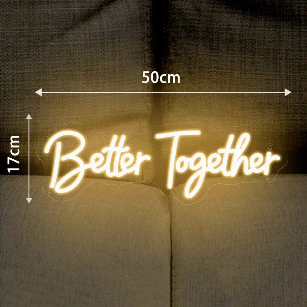 Forever Always Neon Led Sign Let's Party Wedding Neon Light Sign Bedroom Wedding Decoration Neon Signs Party Room Wall Decor