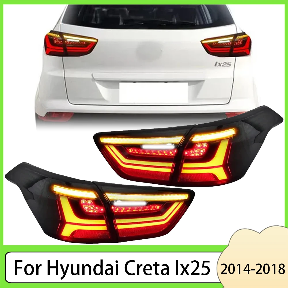 

Автомобильный светодиодный задний фонарь для Hyundai IX25 Creta 2014-2018 Задние фонари Противотуманные фары Дневные ходовые огни DRL Тюнинг Автомобильные аксессуары