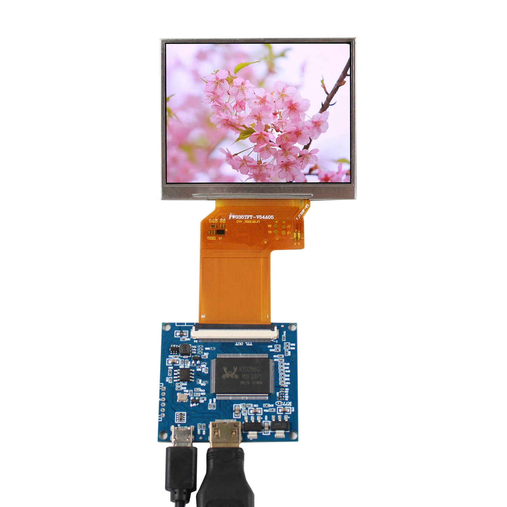 640x480 Resolution Ttl 5V Development Board Lcd Display Screen 3.5Inch Lcd Modules