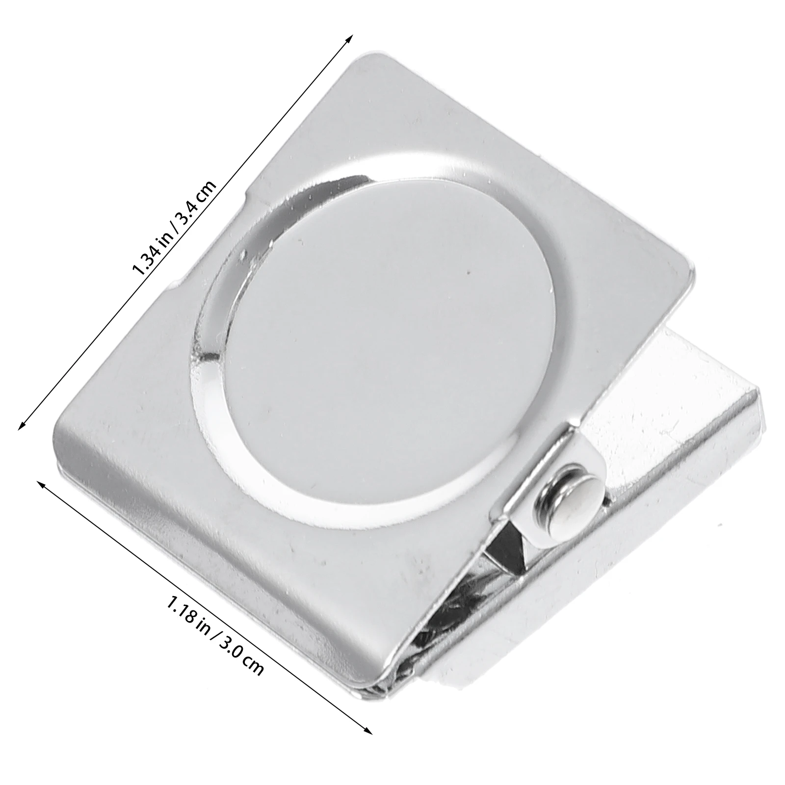 6Pcs 헤비 듀티 마그네틱 클립 금속 냉장고 클립 사진 메모 달력 스테인레스 스틸에 대 한 강력한 자석 ganizer