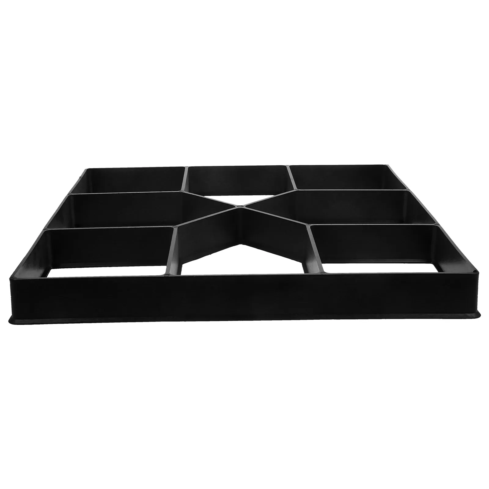 

Concrete Garden 40x40x4cm Black DIY Paving Concrete Stone Molds Garden Stepping Stone Molds for Path Balcony Yard Pool