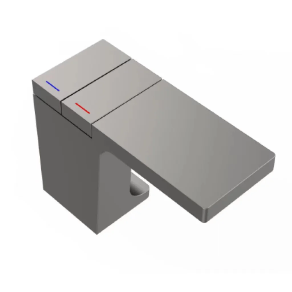 

Смеситель для раковины в ванной комнате, роскошная ручка для клавиш фортепиано, горячая и холодная вода, современный дизайн