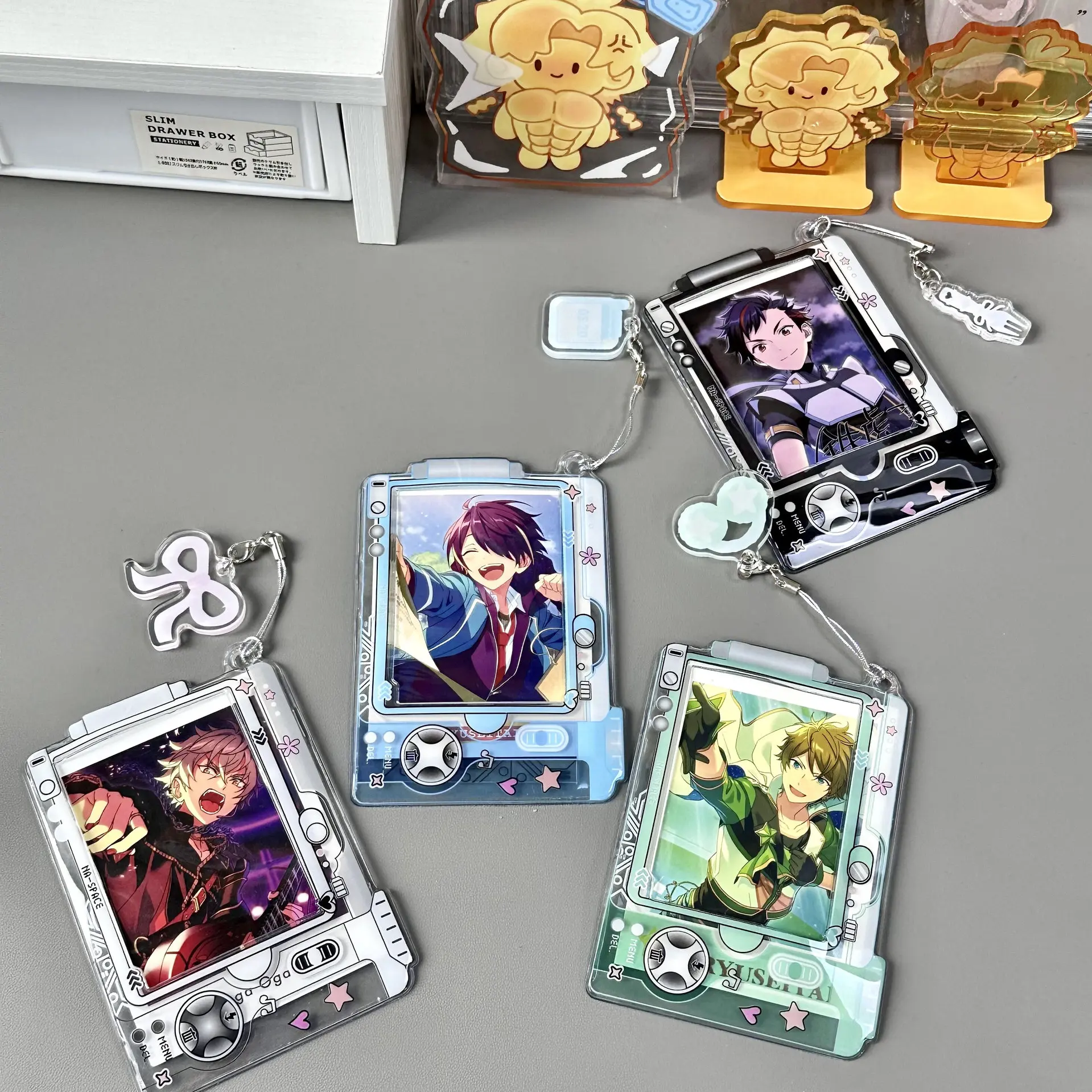 Capa de cartão de PVC conjunto de armazenamento de documentos de cartão de identificação de 3 polegadas