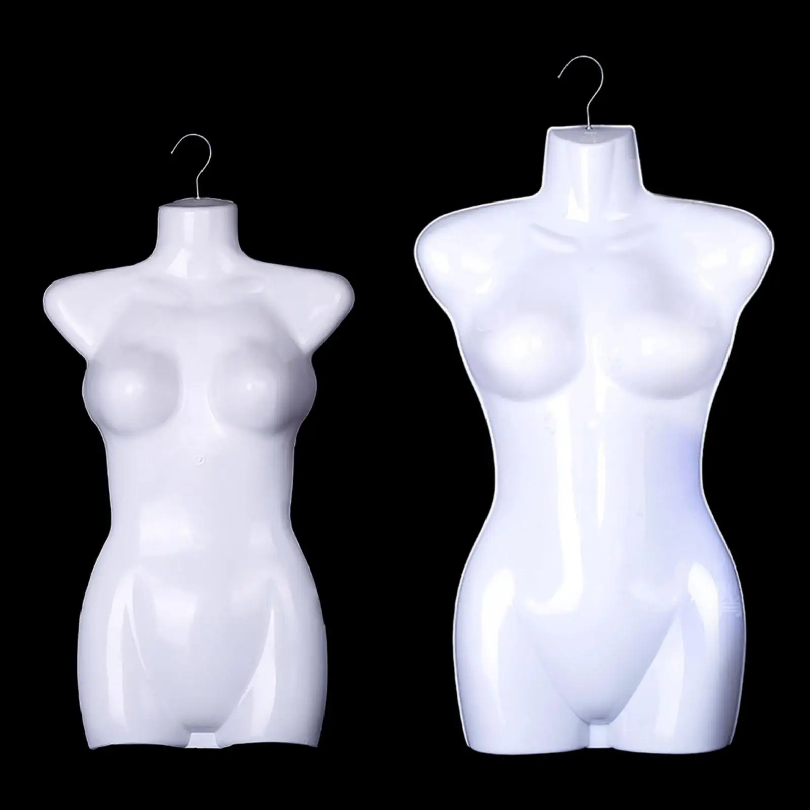 Body Torso Dress Form Clothes Holder Mannequin Hanger Hook Hanging Mannequin Female for Lingerie Shop Commercial Malls Swimwear