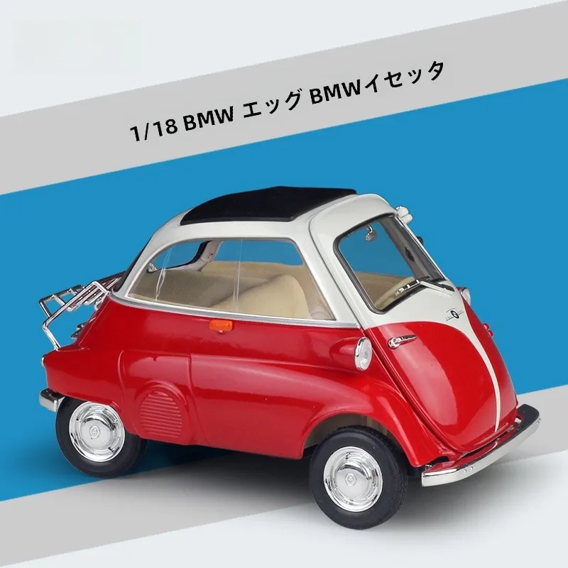 WELLY Isetta, Modelo de Coche de Aleación, Juguete Coleccionable, Vehículo Metálico de Simulación, Regalo para Niños, Producto Terminado, 14+ Años