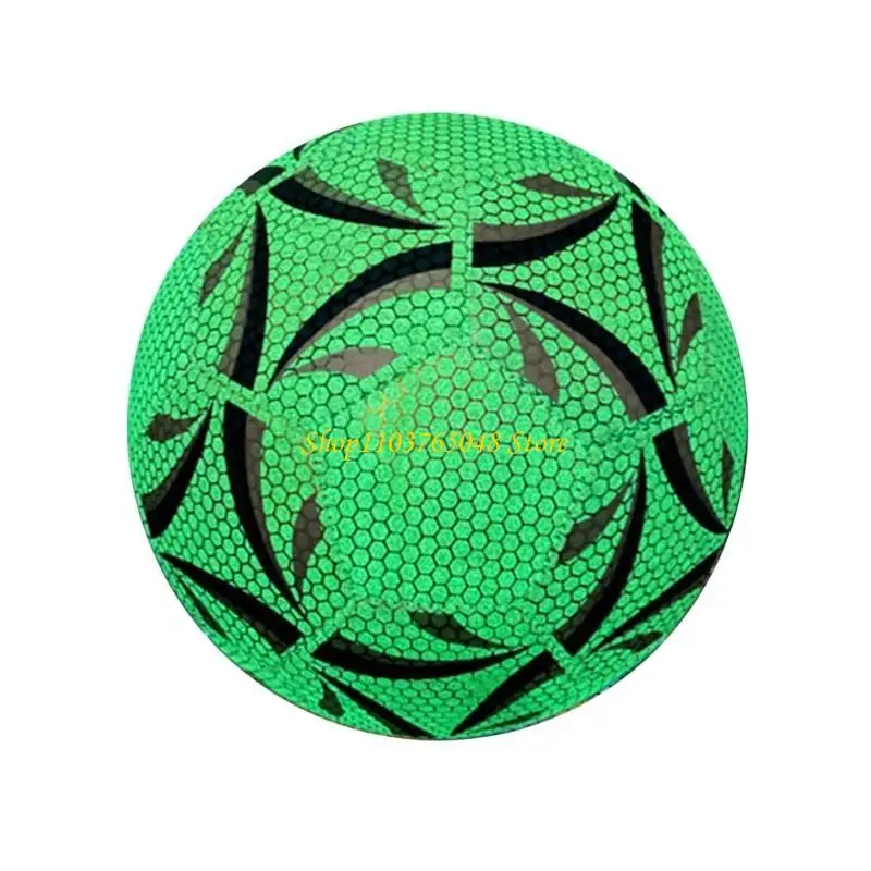 

R53E Светоотражающий футбольный голографический светоотражающий футбольный мяч размером 4/5 Светящийся футбольный мяч для ночных