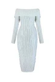 Vestido bodycon elegante com gola barra para mulheres, roupa africana, manga longa, festa noturna, maxi, primavera