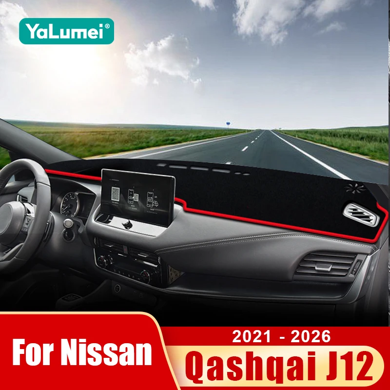 Für Nissan Qashqai J12 2021 2022 2023 2024 2025 2026 E-Power 3 MK3 Auto Armaturenbrett Sonnenschutzabdeckung Rutschfeste Matte Zubehör