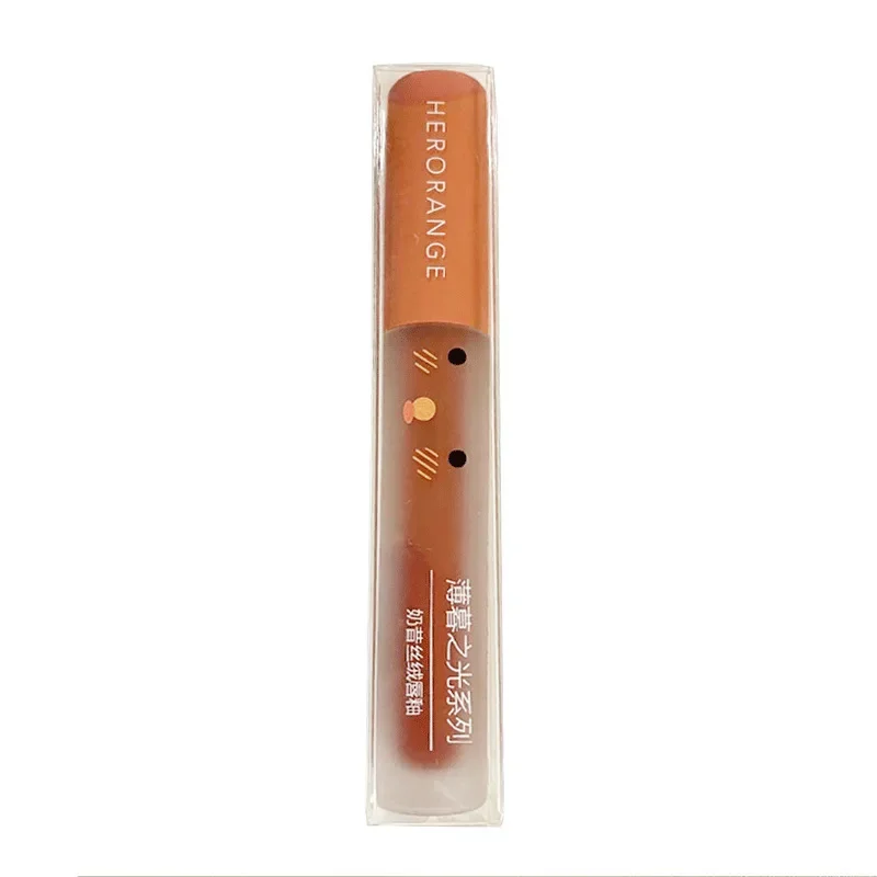 HERORANGE Velvet Lipstick Lip Glaze Matte Non-Stick Lip Mud Waterproof Long-lasting Moisturizing Easy To Apply Korean Lip Makeup