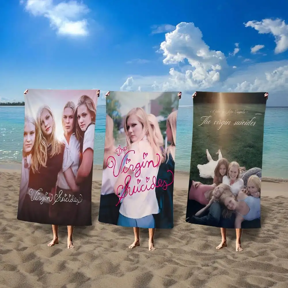 Classic Sofia Coppola Movie The Virgin Suicides Film Beach Towel Colorful Bath Towels for Quick Dry Sand Free Beach Yoga Spa Gym