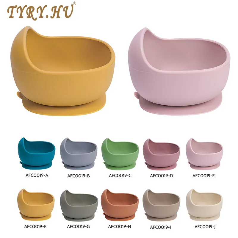 

TYRY.HU 1Pcs Baby Silicone Meal Bowl Meal Tray Large Capacity Baby Feeding Tray Bowl BPA Free for Babies