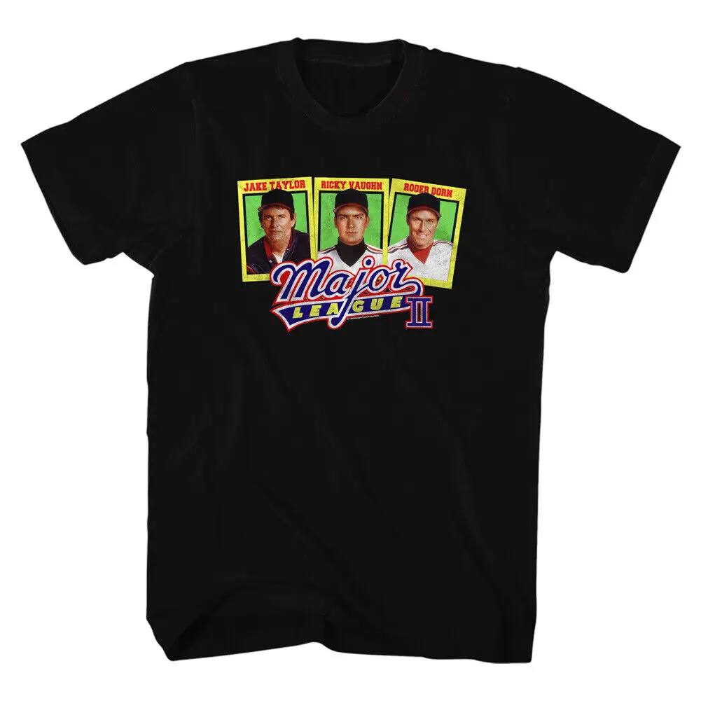 

Major League 2 Movie Vaughn Jake & Roger Baseball Cards Men's T Shirt