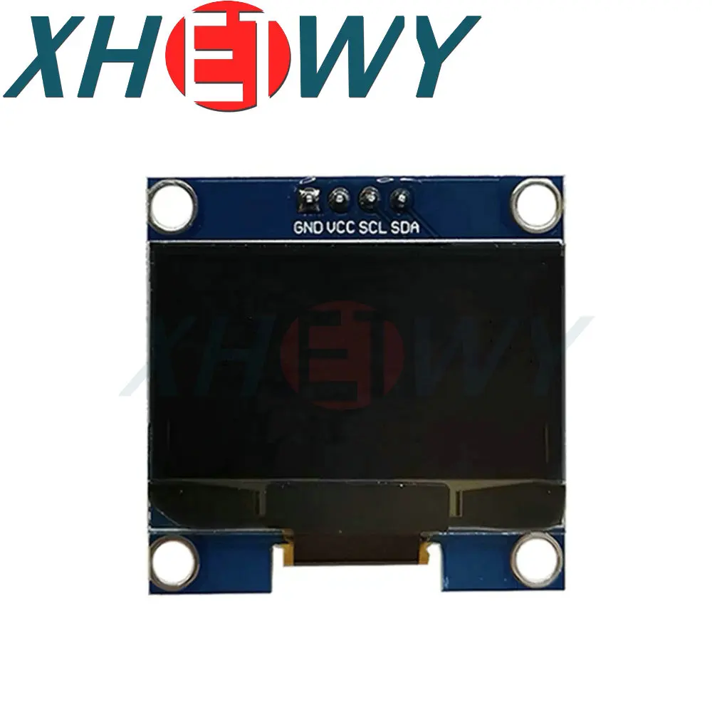 1.3 inch LCD screen blue white I2C IIC communication 12864 OLED display module 4-pin driver chip: SH1106