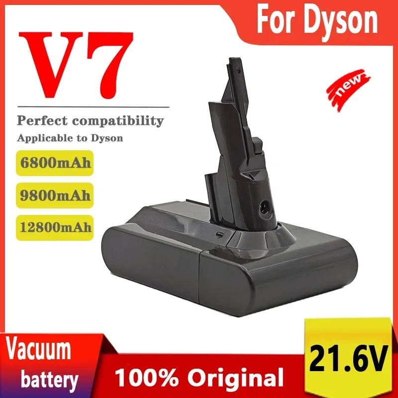 Original 128000 mAh 21,6 V Lithium-V7-Akku als Ersatz für Dyson Motorhead Pro Trigger V7 Animal Car