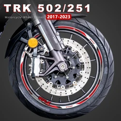 Motorcycle Wheel Sticker Waterproof Rim Strip Tape for Benelli TRK 502 TRK 251 TRK502 TRK251 Accessories 17 Inch Wheel Decals