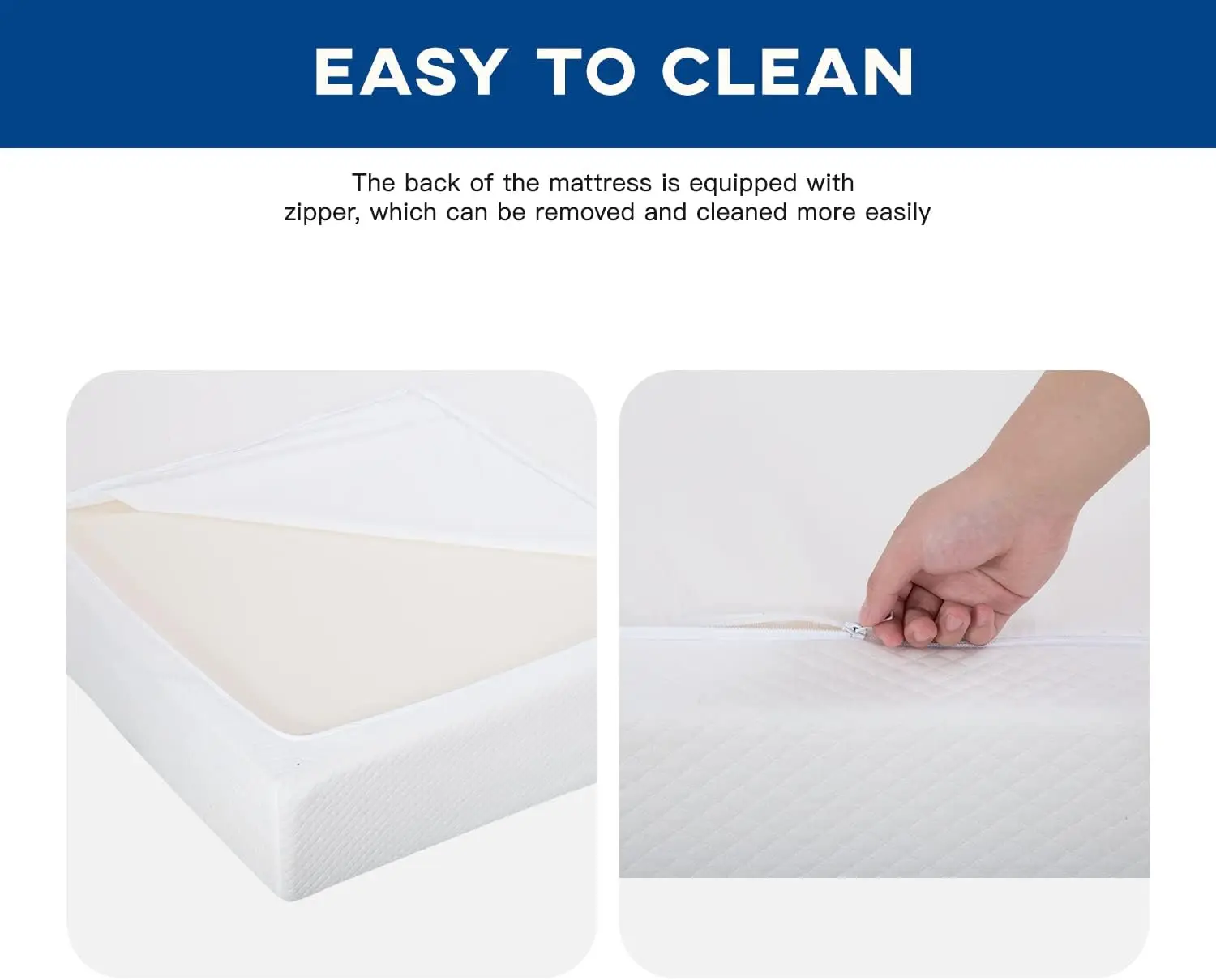 Matelas complet en gel mousse à mémoire de forme, 6 pouces, matelas pour sommeil frais et instituts de pression, moyen optimiste, CertiPUR-US ignorez