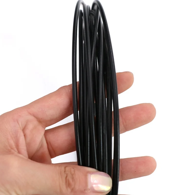 Picture 3: 20M 30M 50M Black PVC Coated 304 Stainless Steel Wire Rope Flexible Soft Cable Clothesline 0.8 1 1.5 2 3 4mm