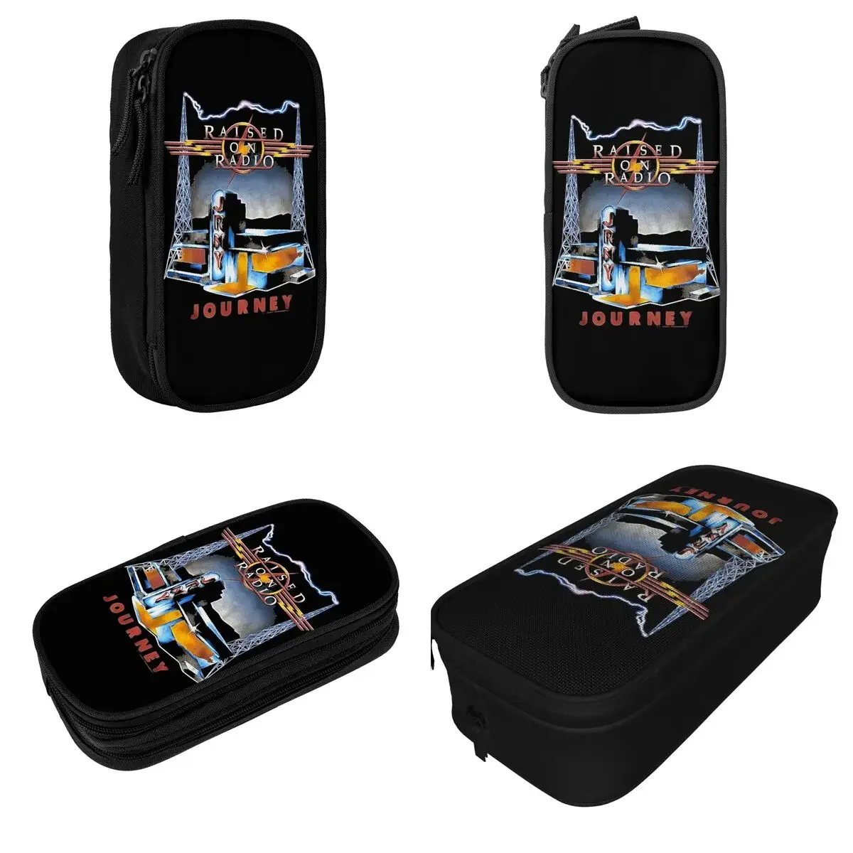 Vintage Journey Rock Band Merch Pen Box Large-capacity School Accessories Concert Tour 2024 Pencil Case Stationery Amazing Gift