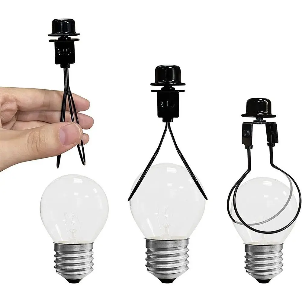 New Harp Includes Light Bulb Clip Supporting Iron Holder Adapter Finial Top Lamp Accessories Lamp Decoration