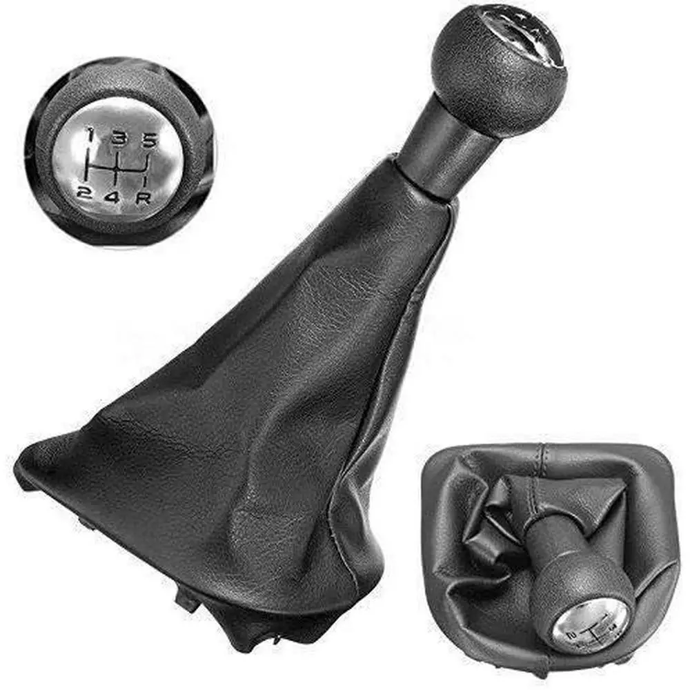 

5 Speed Gear Shift Knob For Peugeot 207 307 308 Car Stick Lever Shifter HandBall with Gaiter Boot Cover