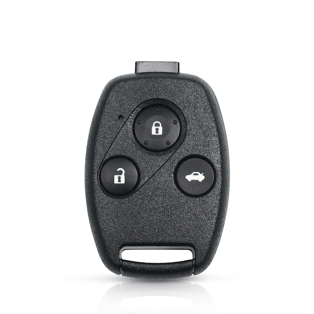 KEYYOU With Rubber Pad Remote Key Case Cover For Honda Accord CRV Pilot Civic 2003 2007 2008 2009 2010 2011 2012