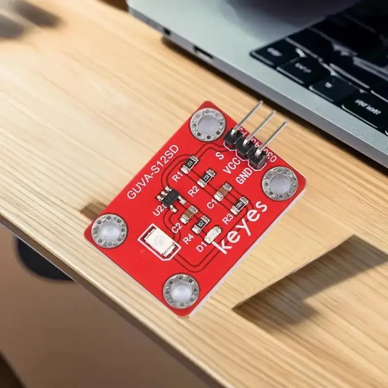 1/2/3pcs 3528 Solar Ultraviolet Intensity Module DC 3.3-5V UV Sensor GUVA-S12SD 240-370nm For Arduino /Raspberry Pi