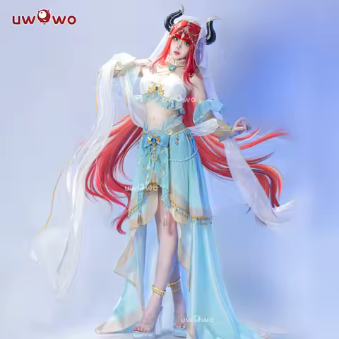 LAST BATCH UWOWO Nilou Cosplay Genshin Impact Fanart Nilou 'Aqua Seraphina' Dance Dress Cosplay Costume